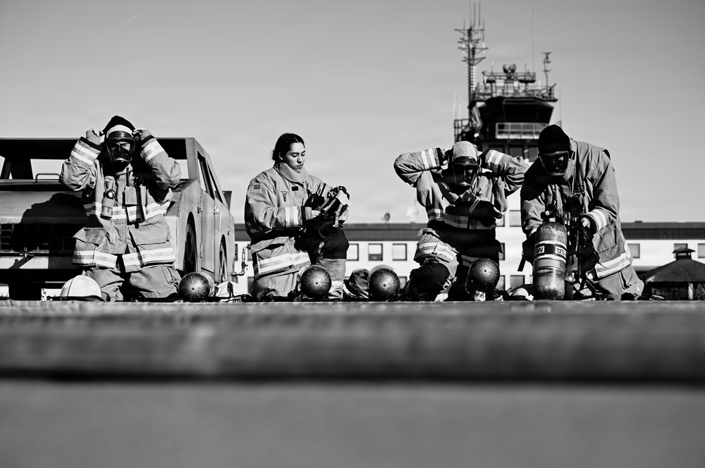 Through the smoke: 52nd CES live-burn training