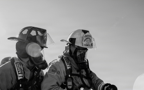 Through the smoke: 52nd CES live-burn training