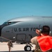 Refueling Squadron performs FOD walk and alarm drills