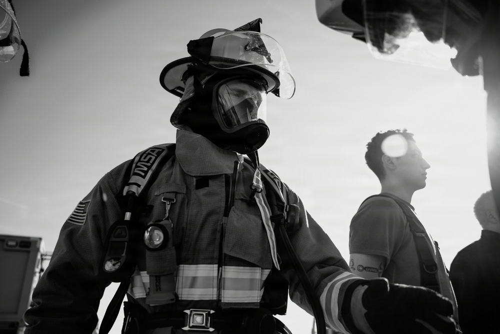 Through the smoke: 52nd CES live-burn training