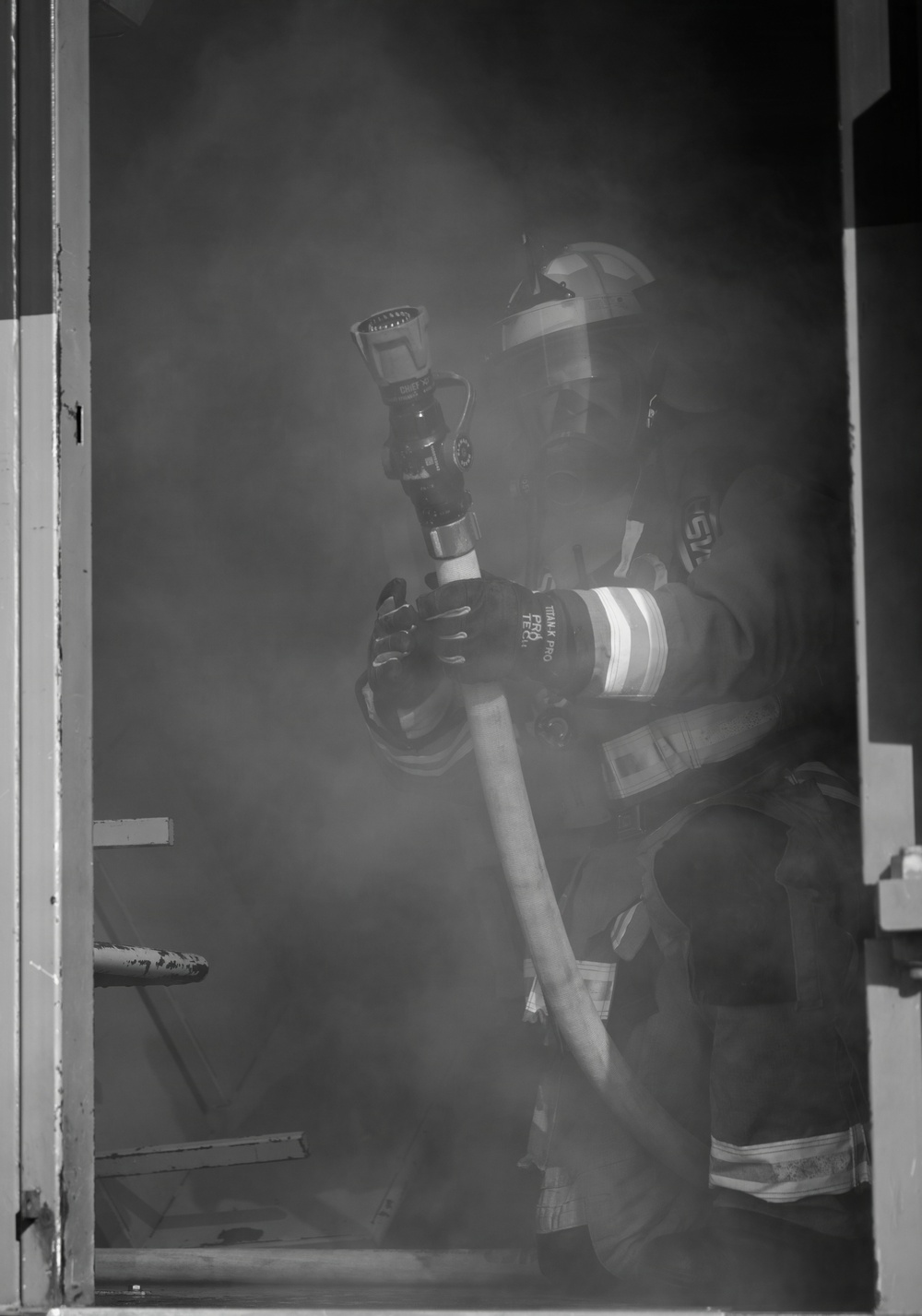 Through the smoke: 52nd CES live-burn training