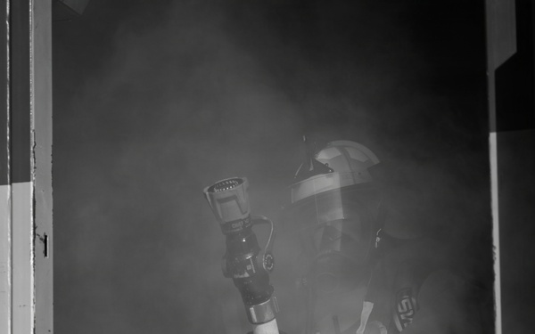 Through the smoke: 52nd CES live-burn training