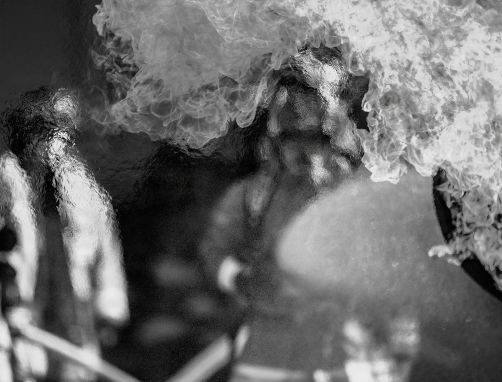 Through the smoke: 52nd CES live-burn training
