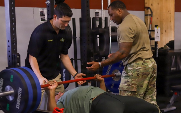 Lifting weights, lifting morale