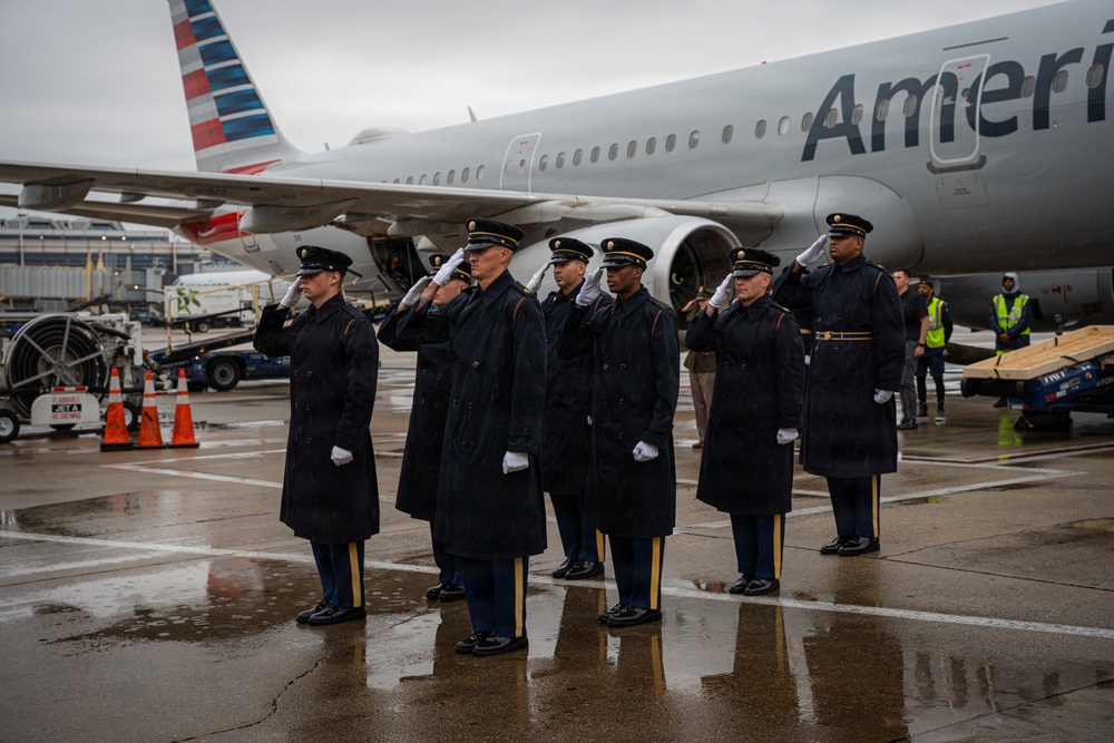 Planeside Honors for U.S. Army SSG John H. Mann, April 29, 2026