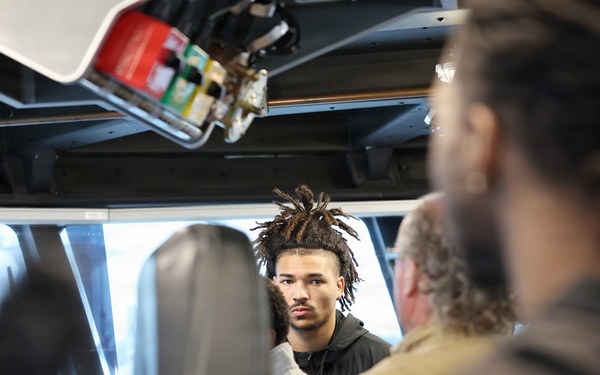 Oscar Smith High School Students tour USNS Point Loma