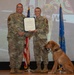Dyess AFB honors retiring MWDs Baker and Dduco