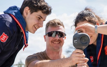 Salvation Army Scouts from the Romania Division visit Mihail Kogălniceanu Air Base