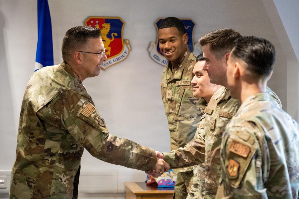 501st Combat Support Wing showcases global mission to AFIMSC commander