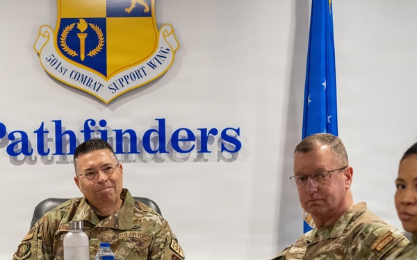 501st Combat Support Wing showcases global mission to AFIMSC commander