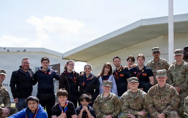 Salvation Army Scouts from the Romania Division visit Mihail Kogălniceanu Air Base