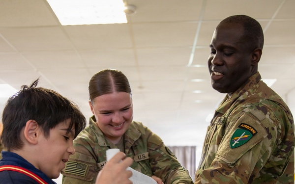 Salvation Army Scouts from the Romania Division visit Mihail Kogălniceanu Air Base
