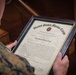 Marine Corps Support Facility New Orleans holds a promotion ceremony for Master Gunnery Sgt. Carmen Consolino