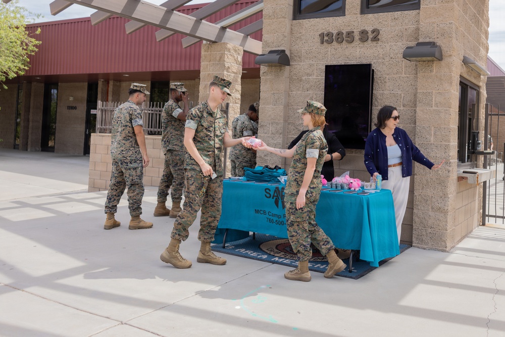 Camp Pendleton SARCs and SAPR VAs spread awareness for SAAPM