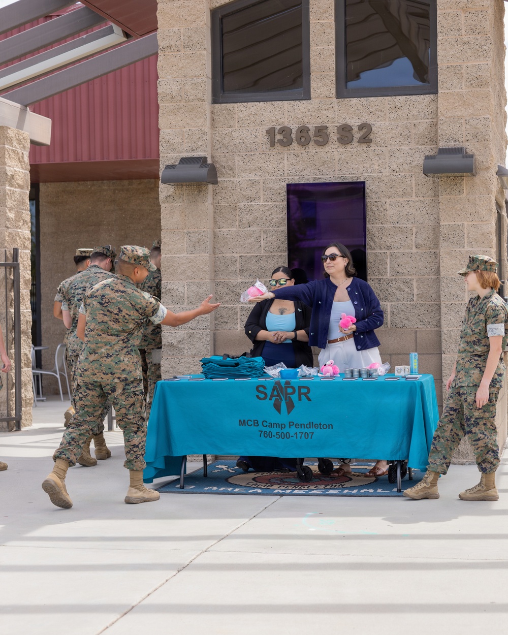 Camp Pendleton SARCs and SAPR VAs spread awareness for SAAPM