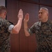 Marine Corps Support Facility New Orleans holds a promotion ceremony for Master Gunnery Sgt. Carmen Consolino