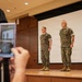 Marine Corps Support Facility New Orleans holds a promotion ceremony for Master Gunnery Sgt. Carmen Consolino