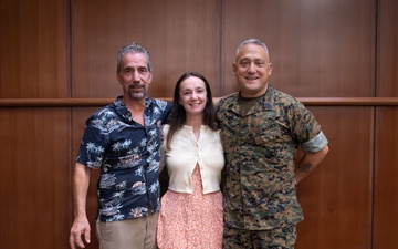 Marine Corps Support Facility New Orleans holds a promotion ceremony for Master Gunnery Sgt. Carmen Consolino