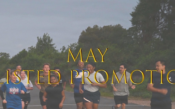 May Enlisted Promotions