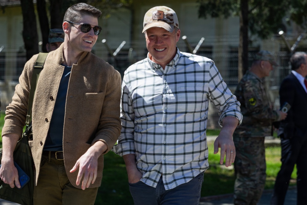 Secretary of the Army visits U.S. Soldiers at Mihail Kogălniceanu Air Base, Romania
