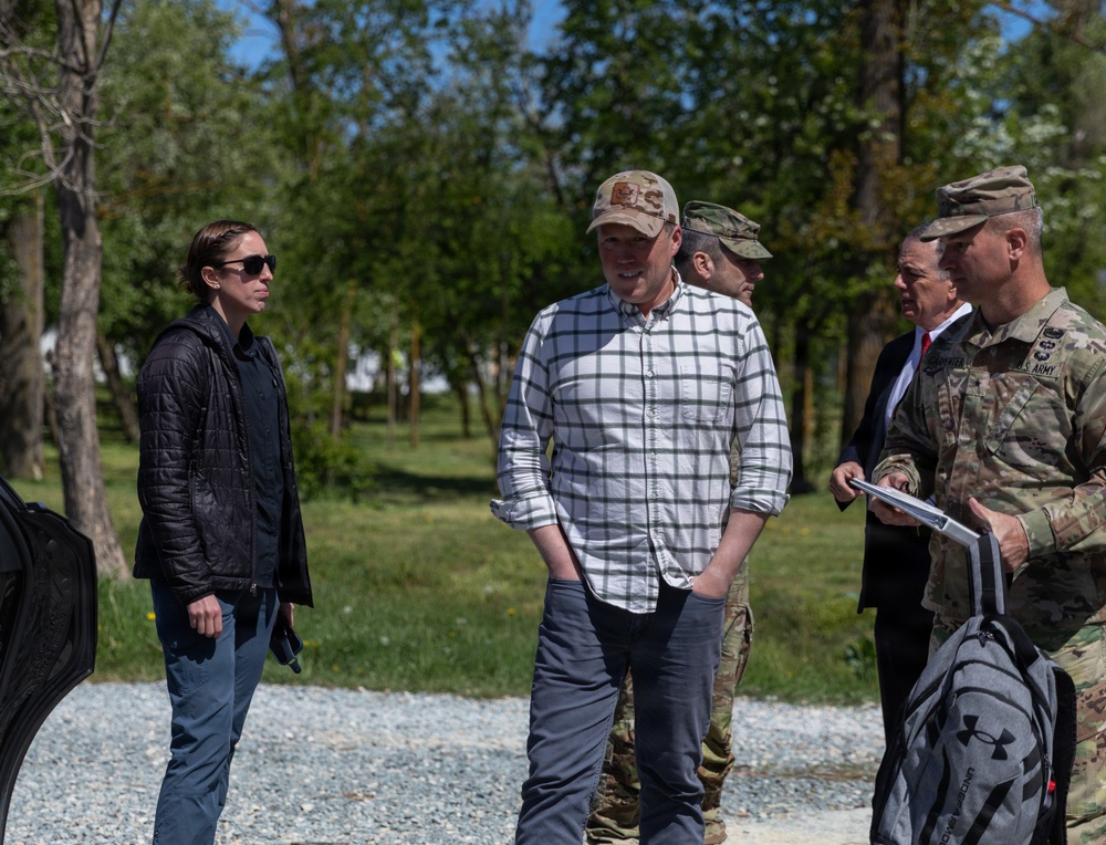 Secretary of the Army visits U.S. Soldiers at Mihail Kogălniceanu Air Base, Romania