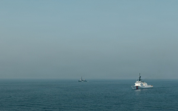 Balikatan 2026: Task Force Ashland participates in group sail exercise during Exercise Balikatan 2026