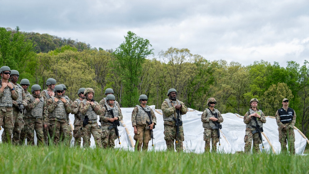 316th Wing Bivouac exercise: Airmen execute integrated expeditionary operations