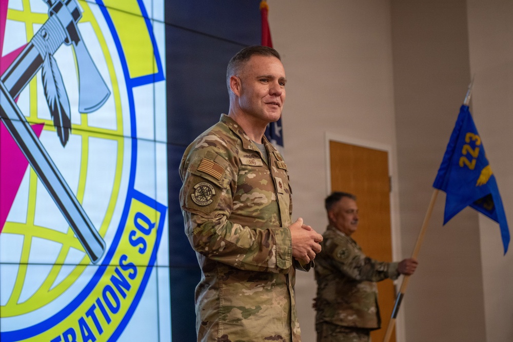 223rd COS Welcomes New Commander, Unveils Unit Patch