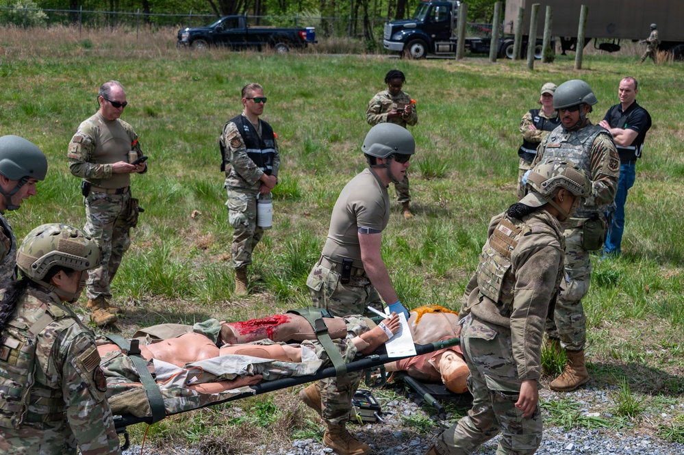 316th Wing Bivouac exercise: Airmen execute integrated expeditionary operations