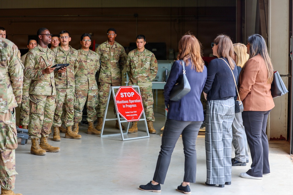 Wichita Falls Chamber of Commerce tours Sheppard AFB