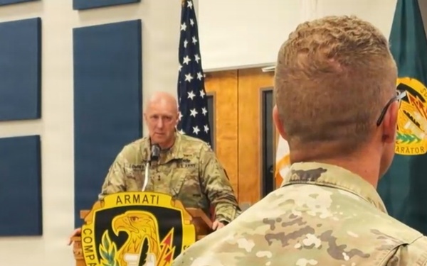 ACC Commander speaks to ACC BWC Competitors