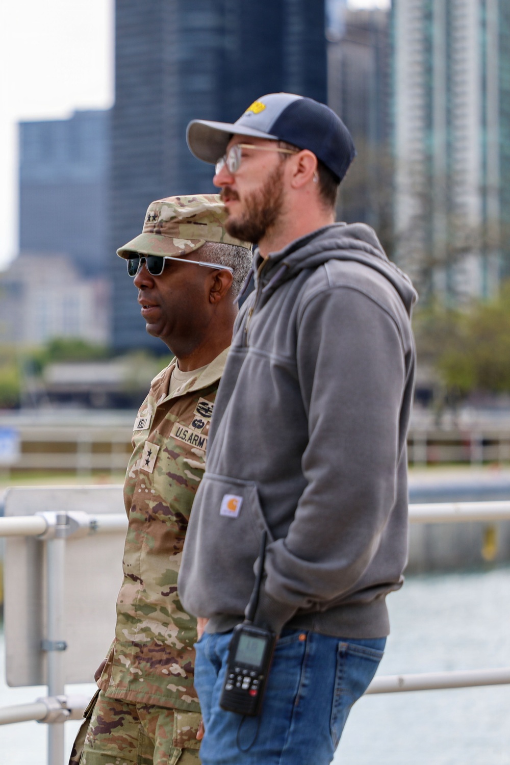 Maj. Gen. Jason Kelly visits Chicago Harbor Lock