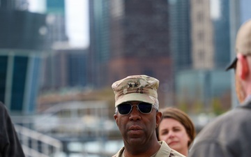 Maj. Gen. Jason Kelly visits Chicago Harbor Lock