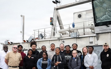 Charting a Course: Oscar Smith Seniors Explore Maritime Careers Aboard USNS Point Loma