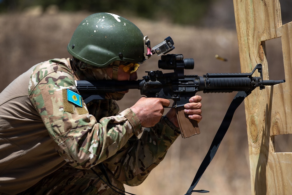 Upholding a Legacy of Partnership: Kazakhstan Soldiers Compete in Region VII Best Warrior Competition