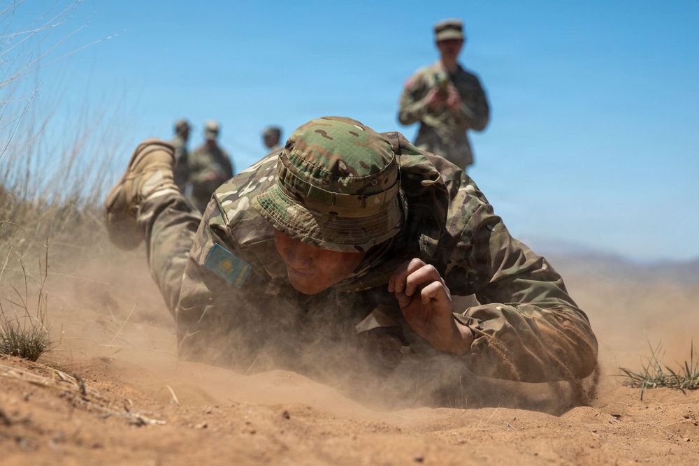 Upholding a Legacy of Partnership: Kazakhstan Soldiers Compete in Region VII Best Warrior Competition