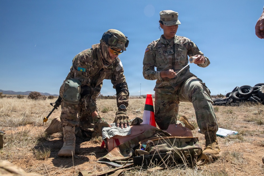 Upholding a Legacy of Partnership: Kazakhstan Soldiers Compete in Region VII Best Warrior Competition