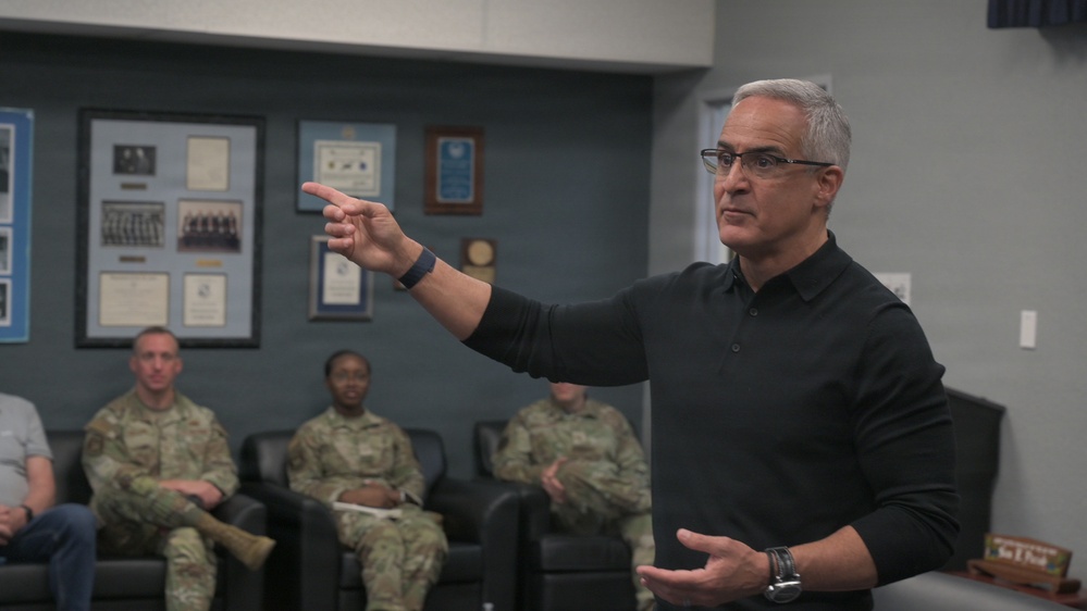 SEAC (Ret.) Ramón "CZ" Colón-López Mentorship Session at Kirtland AFB