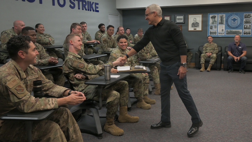 SEAC (Ret.) Ramón "CZ" Colón-López Mentorship Session at Kirtland AFB