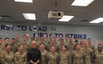 SEAC (Ret.) Ramón "CZ" Colón-López Mentorship Session at Kirtland AFB