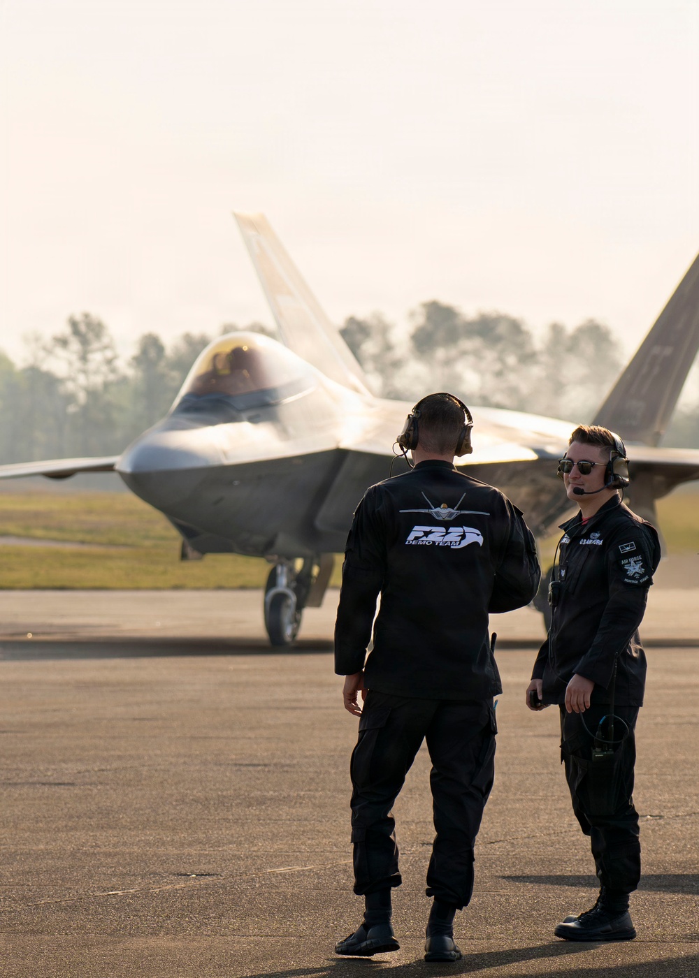 Air Force F-22 Raptor Demonstration at NAS Meridian