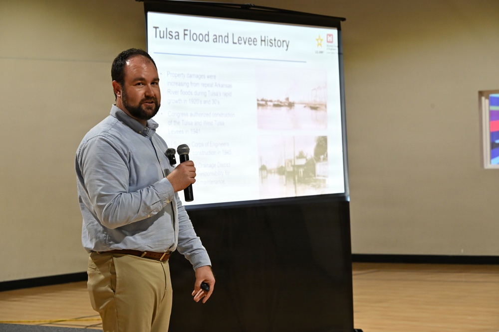 USACE hosts public meeting on Tulsa-West Tulsa Levee Safety Project