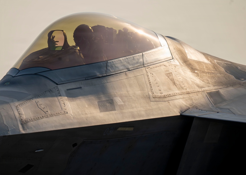 Air Force F-22 Raptor Demonstration at NAS Meridian