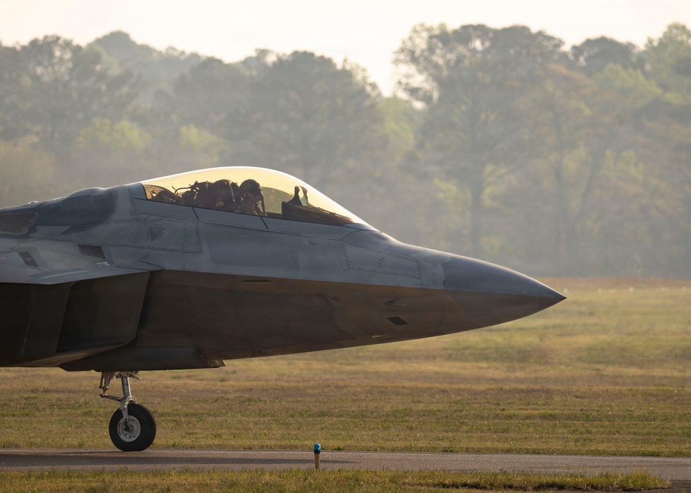 Air Force F-22 Raptor Demonstration at NAS Meridian