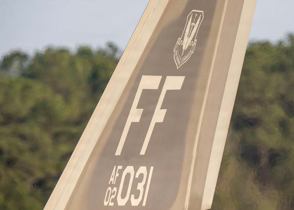 Air Force F-22 Raptor Demonstration at NAS Meridian