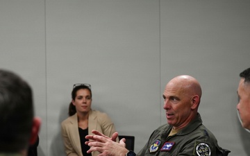 AETC Commander, Lt. Gen. Clark Quinn, visits AFLCMC Training Directorate