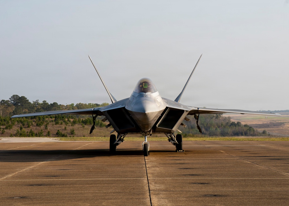 Air Force F-22 Raptor Demonstration at NAS Meridian