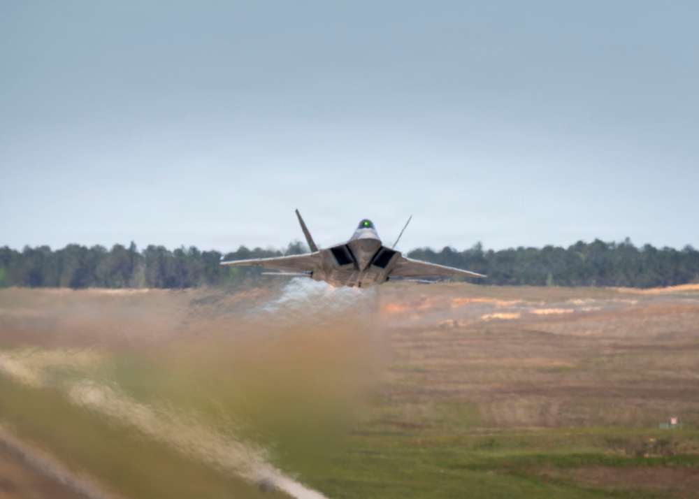 Air Force F-22 Raptor Demonstration at NAS Meridian