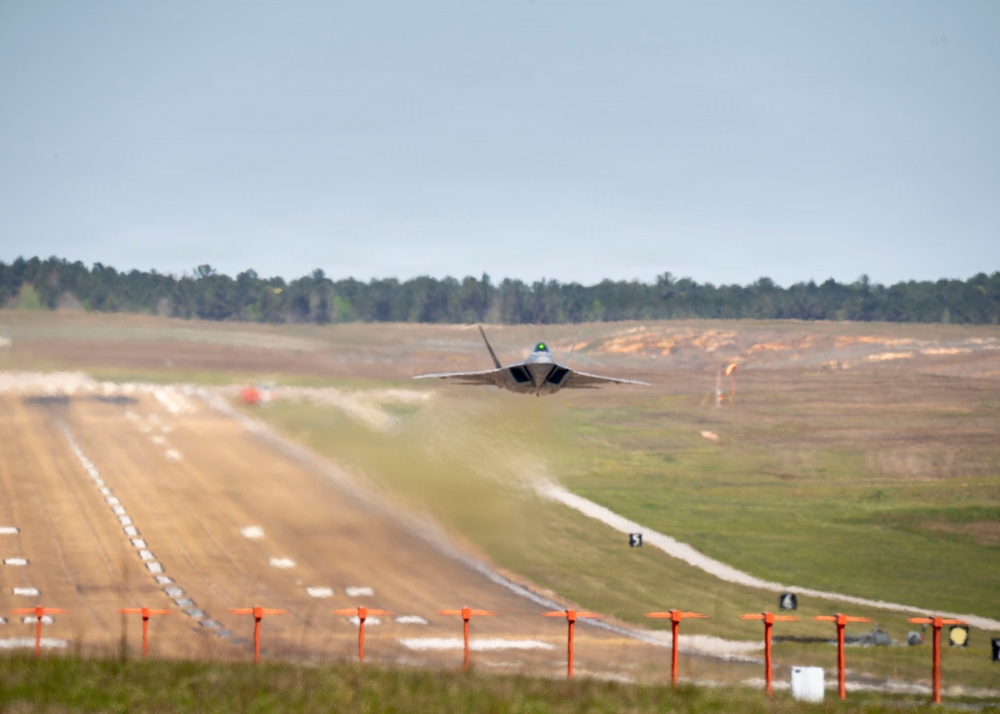 Air Force F-22 Raptor Demonstration at NAS Meridian