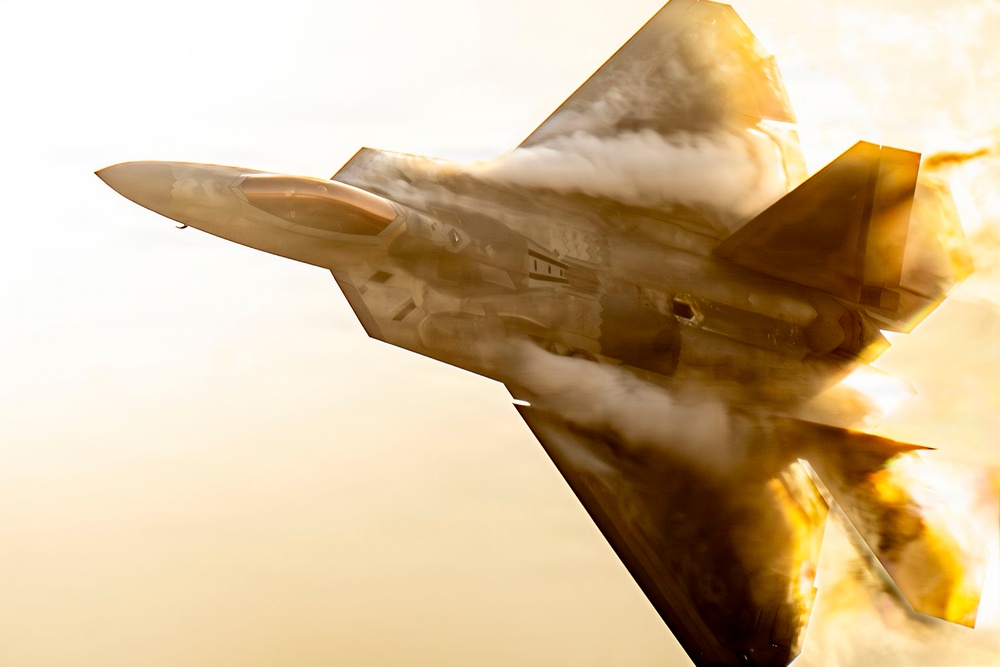 Air Force F-22 Raptor Demonstration at NAS Meridian